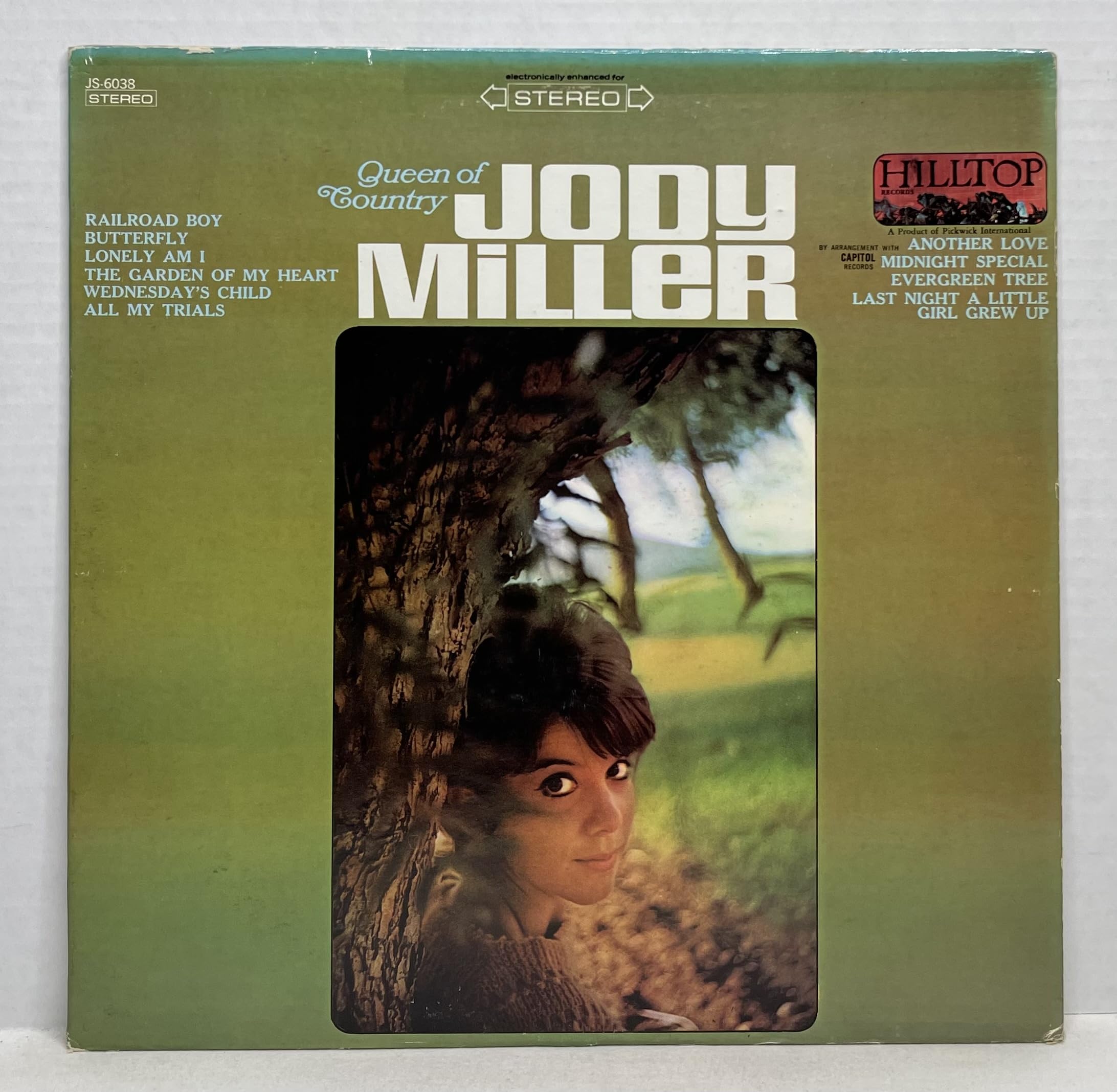 Jody Miller Queen of Country Hilltop 6038 LP Vinyl Record - Classic Country Music for Collectors & Vintage Music Lovers