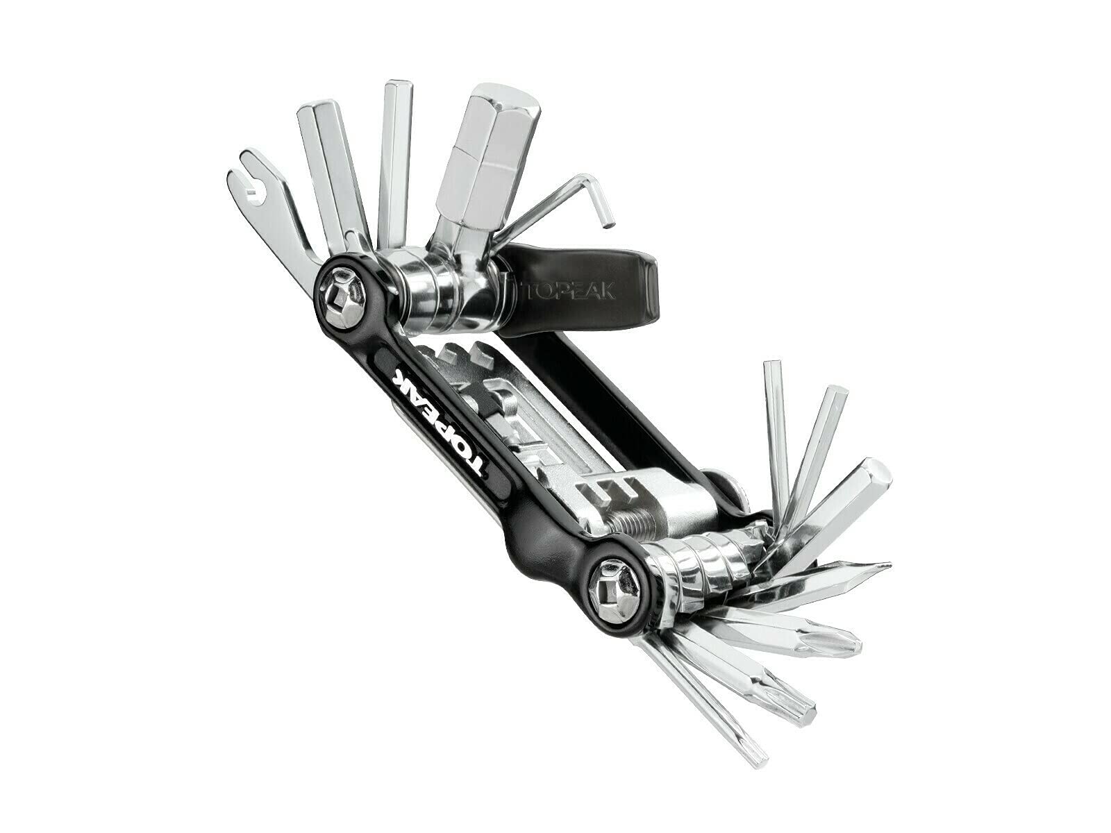 Topeak Mini 20 Pro Compact Bike Multi-Tool (Black) - Essential Cycling Repair Kit for Road & Mountain Bikes On-The-Go