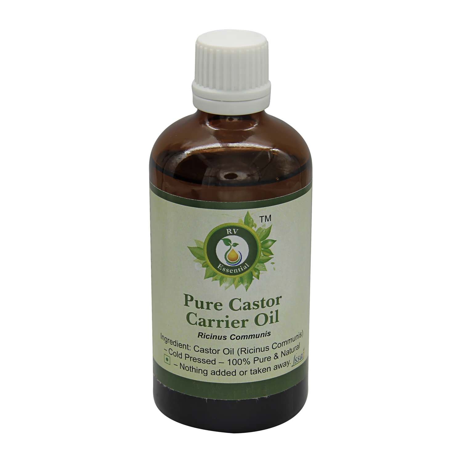 Pure Castor Oil (Ricinus Communis) 100ml - 2 Pack | Cold Pressed Carrier Oil for Hair Growth, Skin Care & Eyelash Treatment | Natural Moisturizer for Face, Scalp & Body