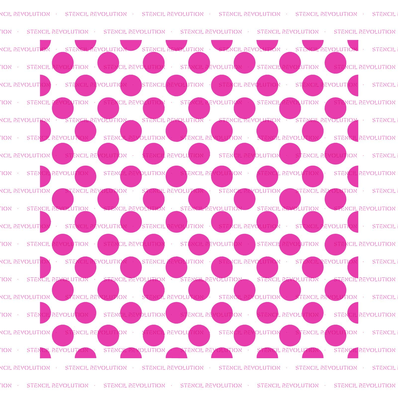 Polkadot Cookie Stencil Set for Airbrushing - Create Beautiful Edible Art on Homemade Cookies - Perfect for Baking, Cake Decorating & DIY Cookie Designs