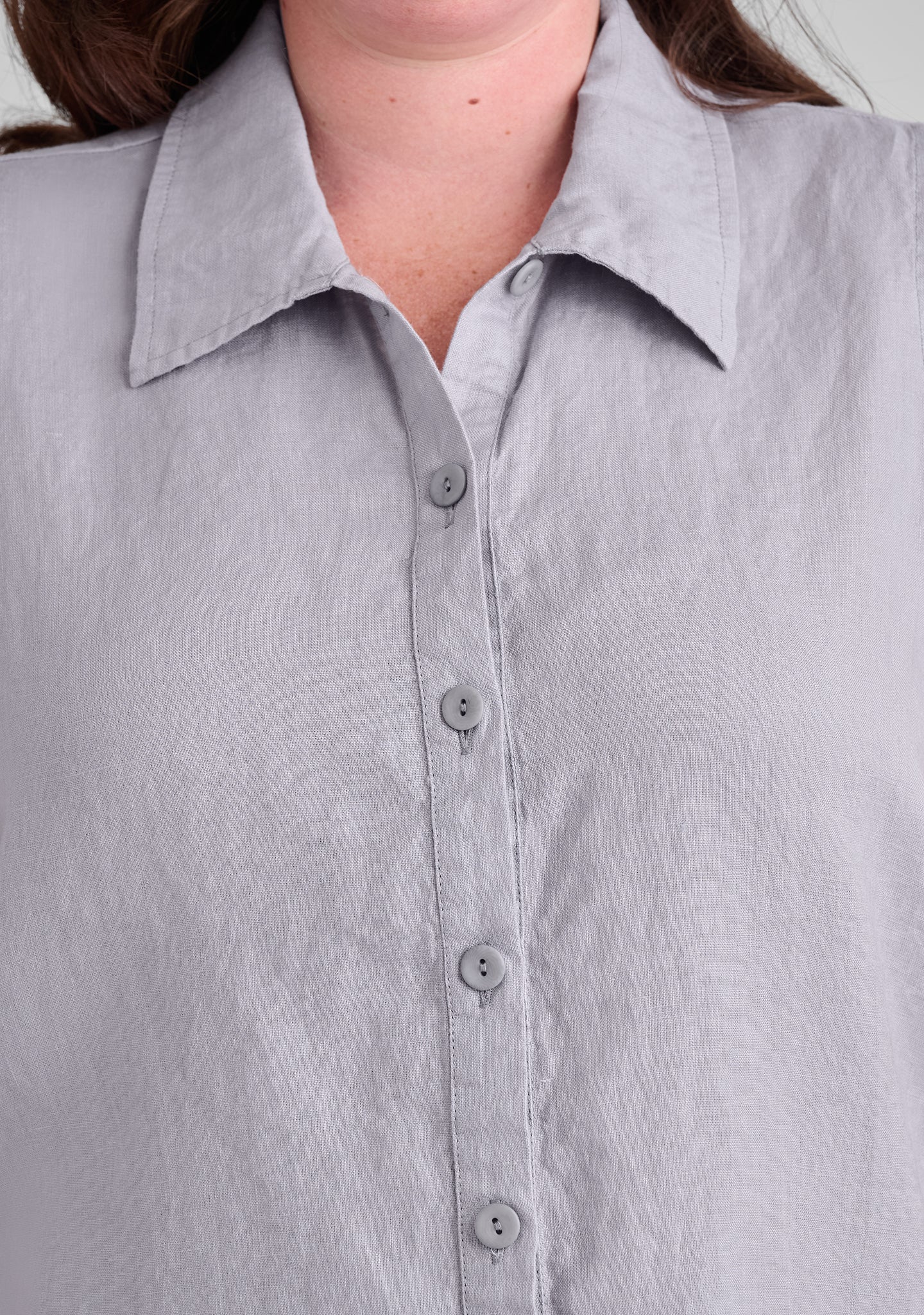 Breathable Sleeveless Linen Blouse for Women - Lightweight Summer Tank Top - Perfect for Beach, Vacation & Casual Outings
