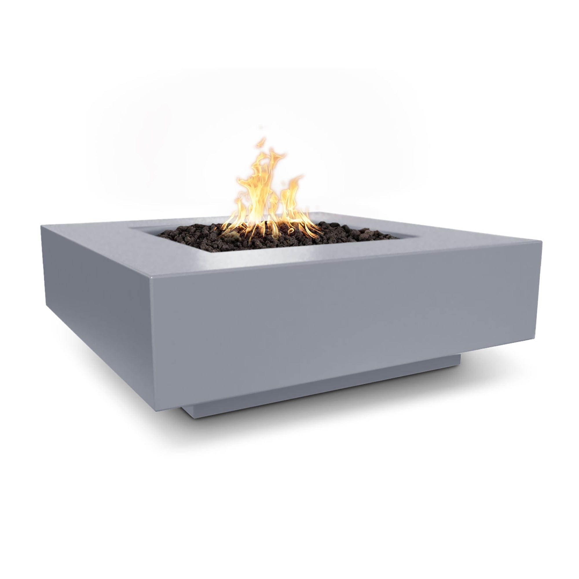 Premium Cabo Square Concrete Outdoor Fire Pit - Durable & Weather-Resistant for Patio, Backyard, and Garden Gatherings
