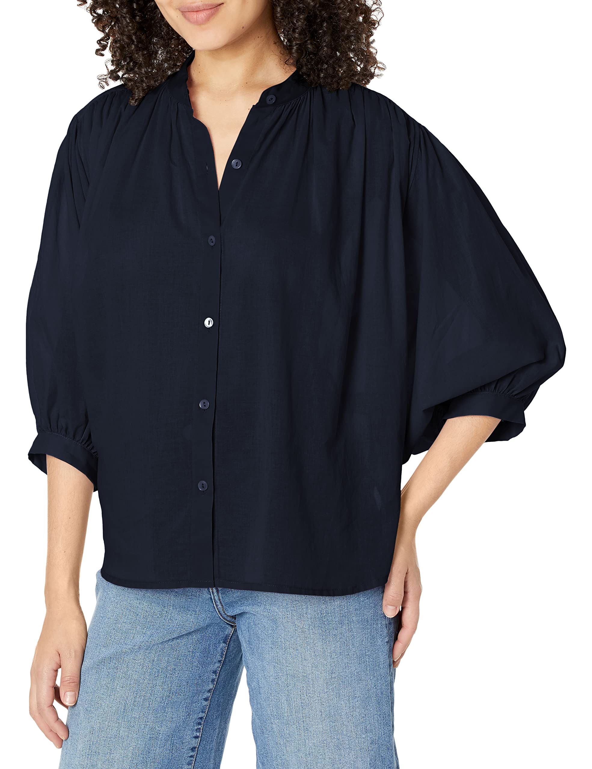 Rebecca Taylor Women's Long Sleeve Button Down Shirt - Classic Casual & Office Wear Blouse for Work, Date Night & Everyday Outfits