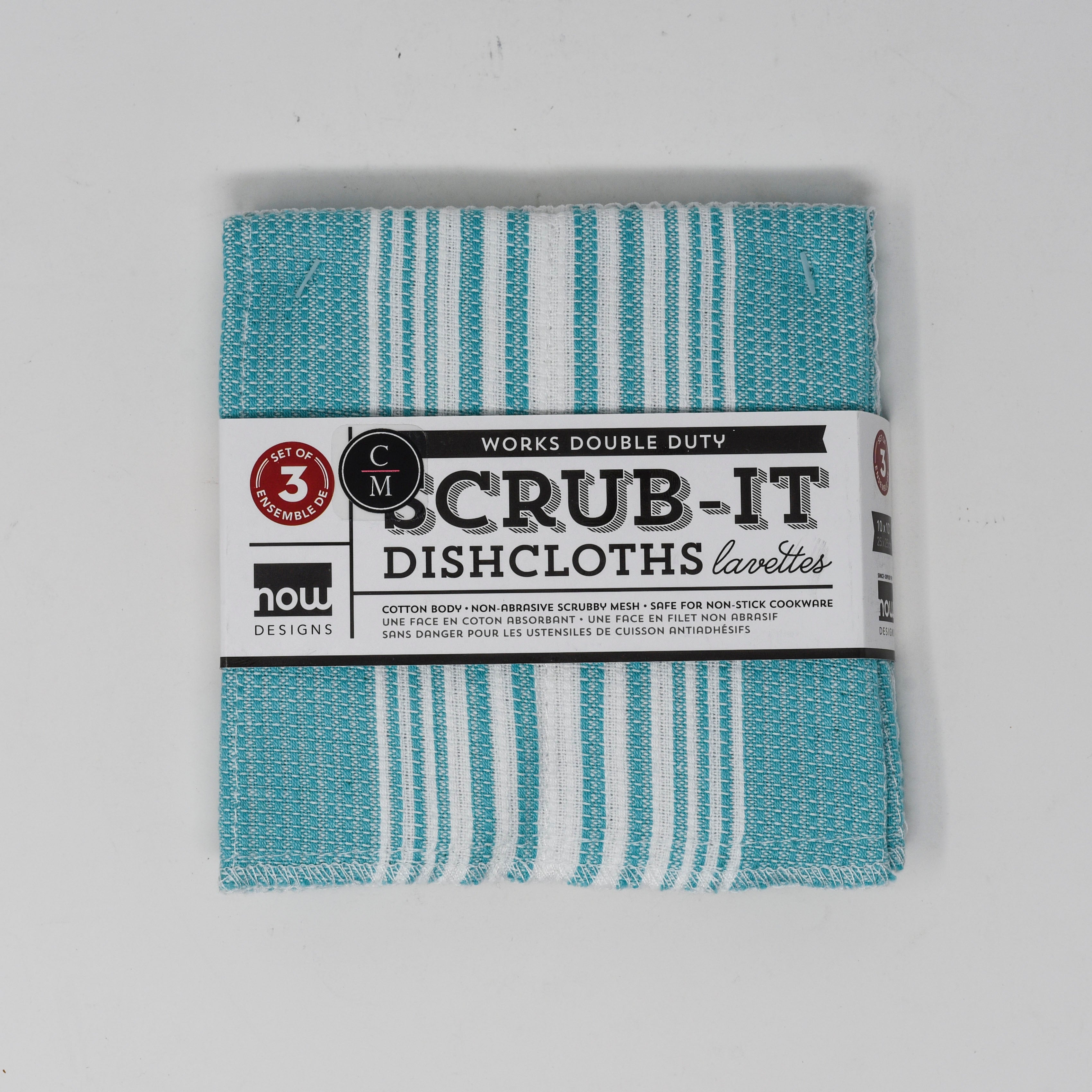 Scrubit Dish Cloth - Premium Microfiber Cleaning Cloth for Kitchen, Dishes & Glassware | Ultra Absorbent, Reusable & Lint-Free | Perfect for Washing Dishes, Cleaning Countertops & Polishing Glass