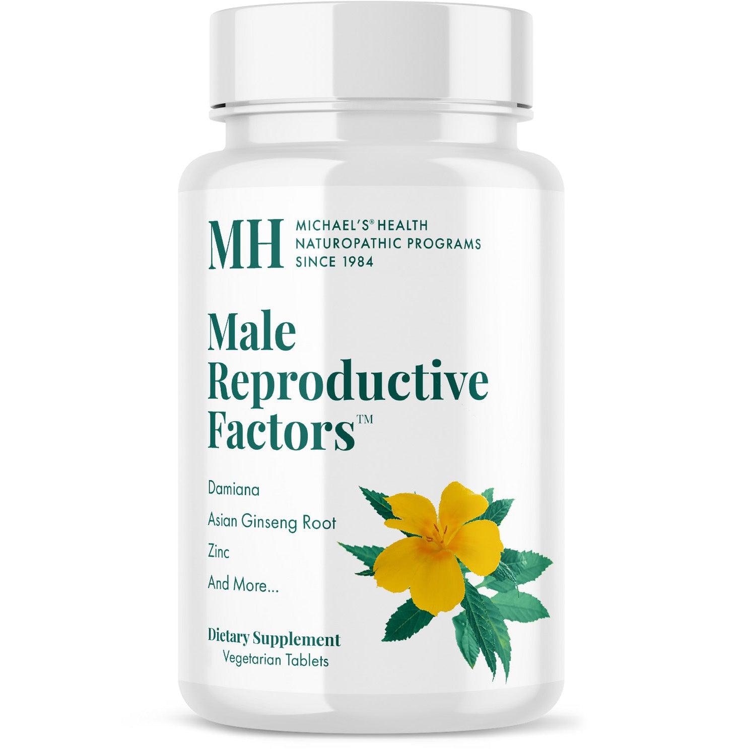 Michael's Health Male Reproductive Factors Supplement - Natural Testosterone Booster for Men, Energy & Vitality Support - Gym, Workout & Daily Performance Enhancement