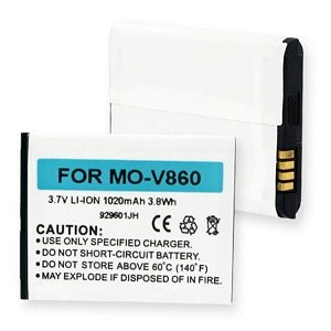 Original Motorola V860/I856 Replacement Battery - High Capacity Li-ion Battery for Motorola V860 & I856 Phones - Perfect for Travel, Business & Daily Use