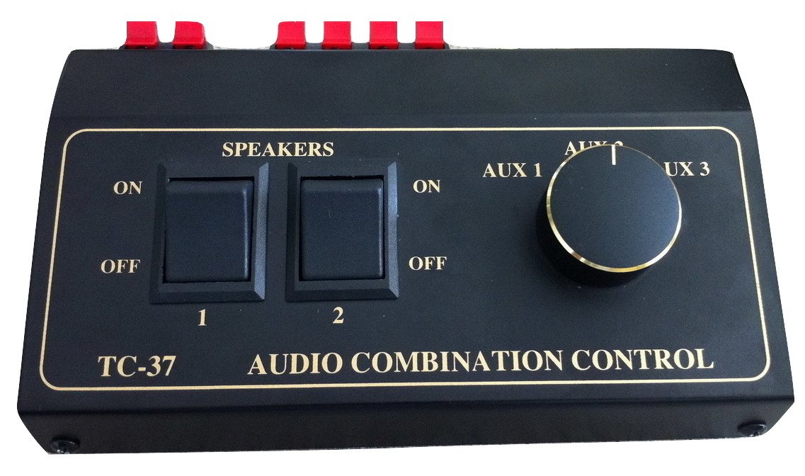 Technolink TC-37 Speaker Selector & Input Expander - Multi-Room Audio System for Home Theater & Music Distribution | Perfect for Whole House Audio Setup