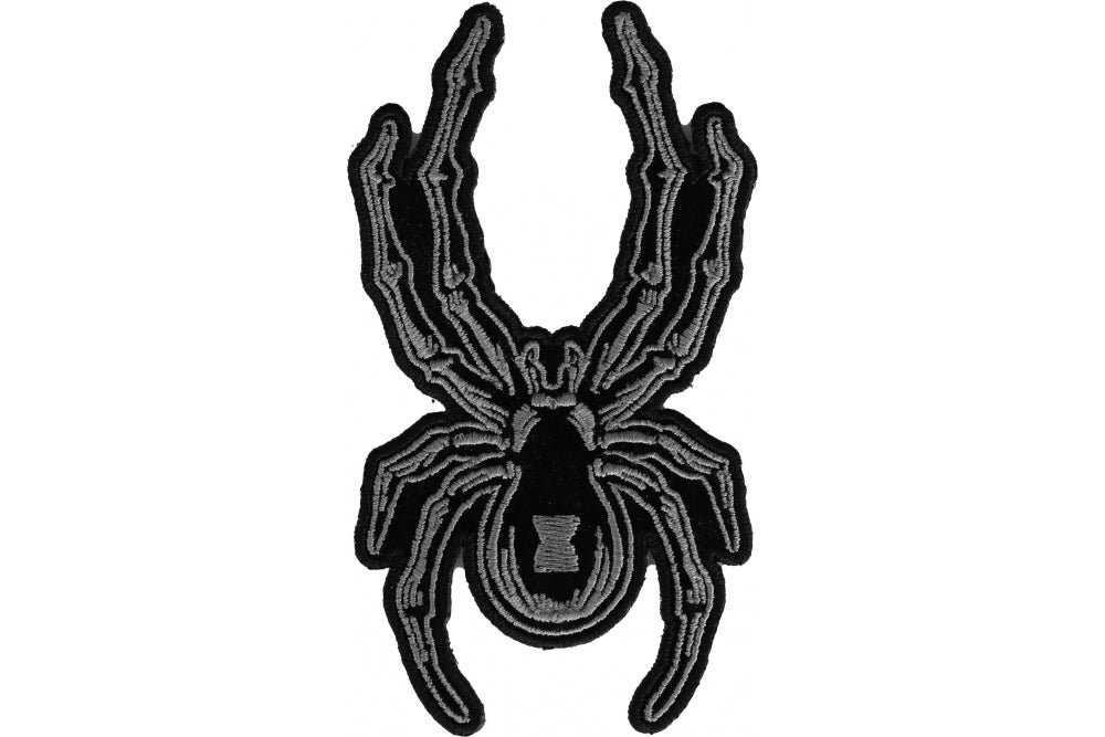 Arachnid Patch Small 2.7 x 5 Inch Embroidered Iron-On Patch for Jackets, Hats & Bags - Perfect for DIY Crafts, Costumes & Outdoor Gear Customization