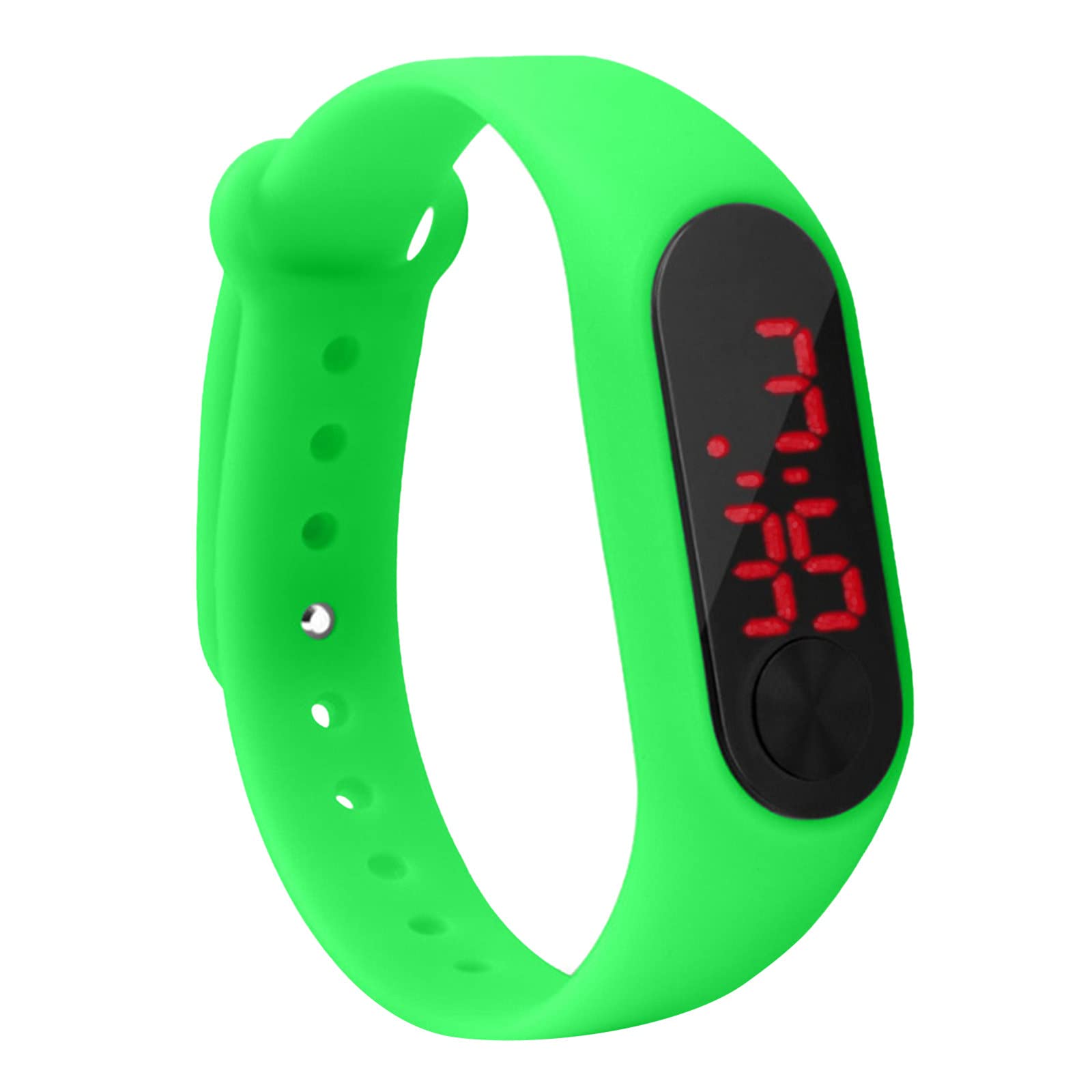 SHANZG Unisex Digital Sports Watch with LED Display & Silicone Strap - Waterproof Kids & Adults Wristwatch for Running, Swimming, Outdoor Activities