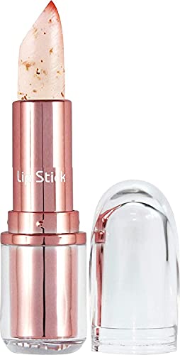 Magic Color Changing Gel with Gold Leaf Lipstick - Multi-Color Long Lasting Lip Gloss for Women | Perfect for Parties, Date Nights & Special Occasions