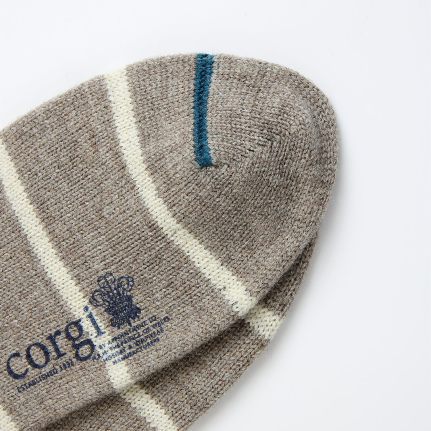 Premium British Wool Striped Socks for Men - Soft & Warm Winter Dress Socks for Business, Office & Formal Occasions