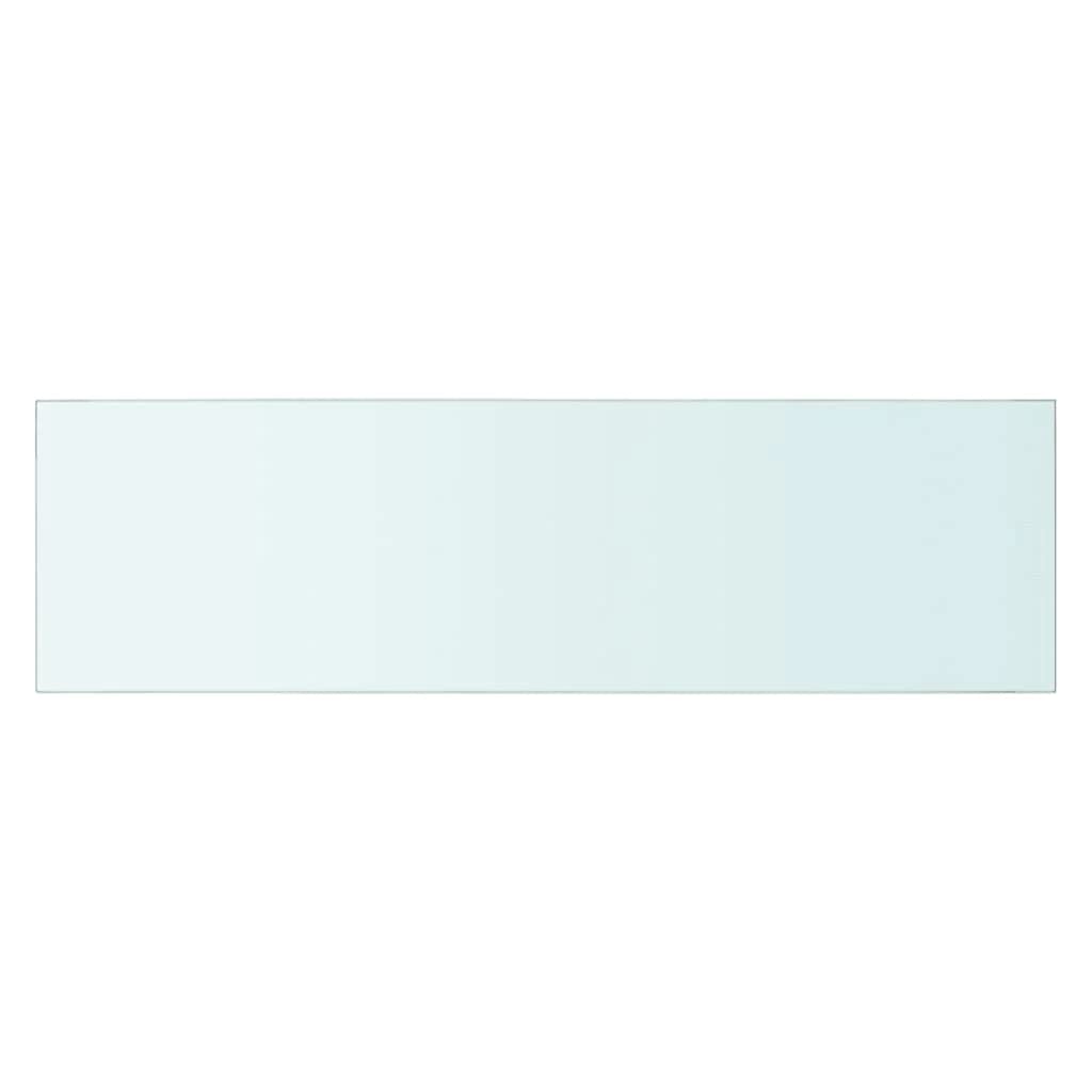 vidaXL 2-Pack Clear Glass Panel Shelves 35.4