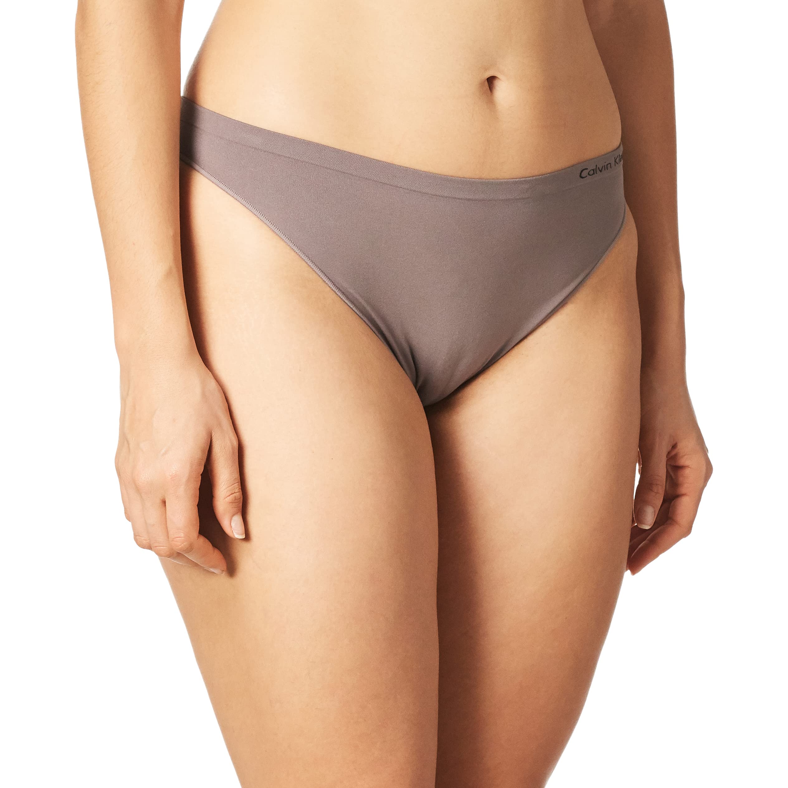 Calvin Klein Women's Pure Seamless Thong Panty - Soft Comfort Underwear for Everyday Wear | Yoga, Workout & Lounge