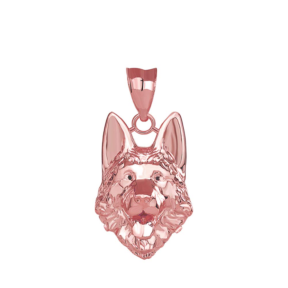 German Shepherd Dog Head Charm Pendant - Elegant Dog Lover Jewelry for Pet Owners | Perfect Gift for Dog Enthusiasts & German Shepherd Fans | Wear for Casual Outings, Special Occasions & Pet-Themed Events
