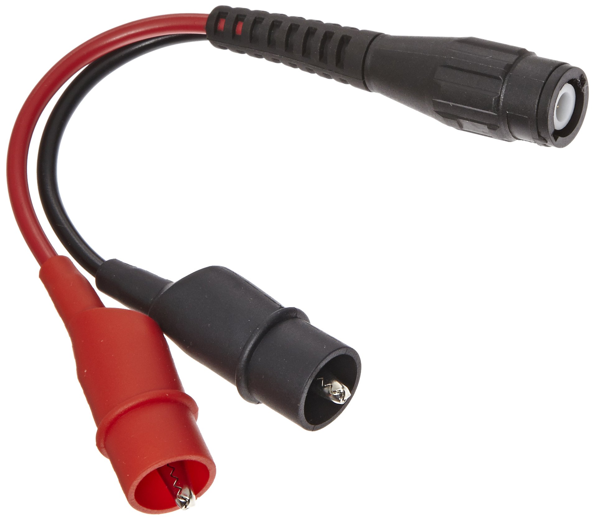Fluke Networks 26501100 BNC to Alligator Clips Line Cord for TS100 TS90 Cable Fault Finder - Professional Network Testing Tool for Electricians and Technicians