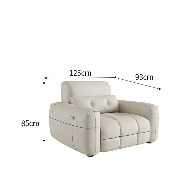 Soft Lazy Reclining Loveseat Sectional Sofa - Ultra Comfortable Modern Living Room Furniture for Small Spaces | Perfect for Apartments, Movie Nights & Relaxing