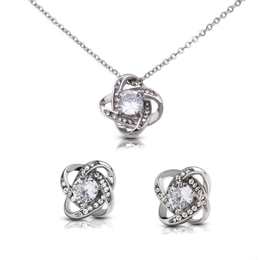 Thoughtful Aunt Gift Ideas - Elegant Women's Pendant Necklaces with Personalized Message Cards in Mahogany Luxury Gift Box with LED Light | Perfect for Birthday, Anniversary, Mother's Day & Special Occasions