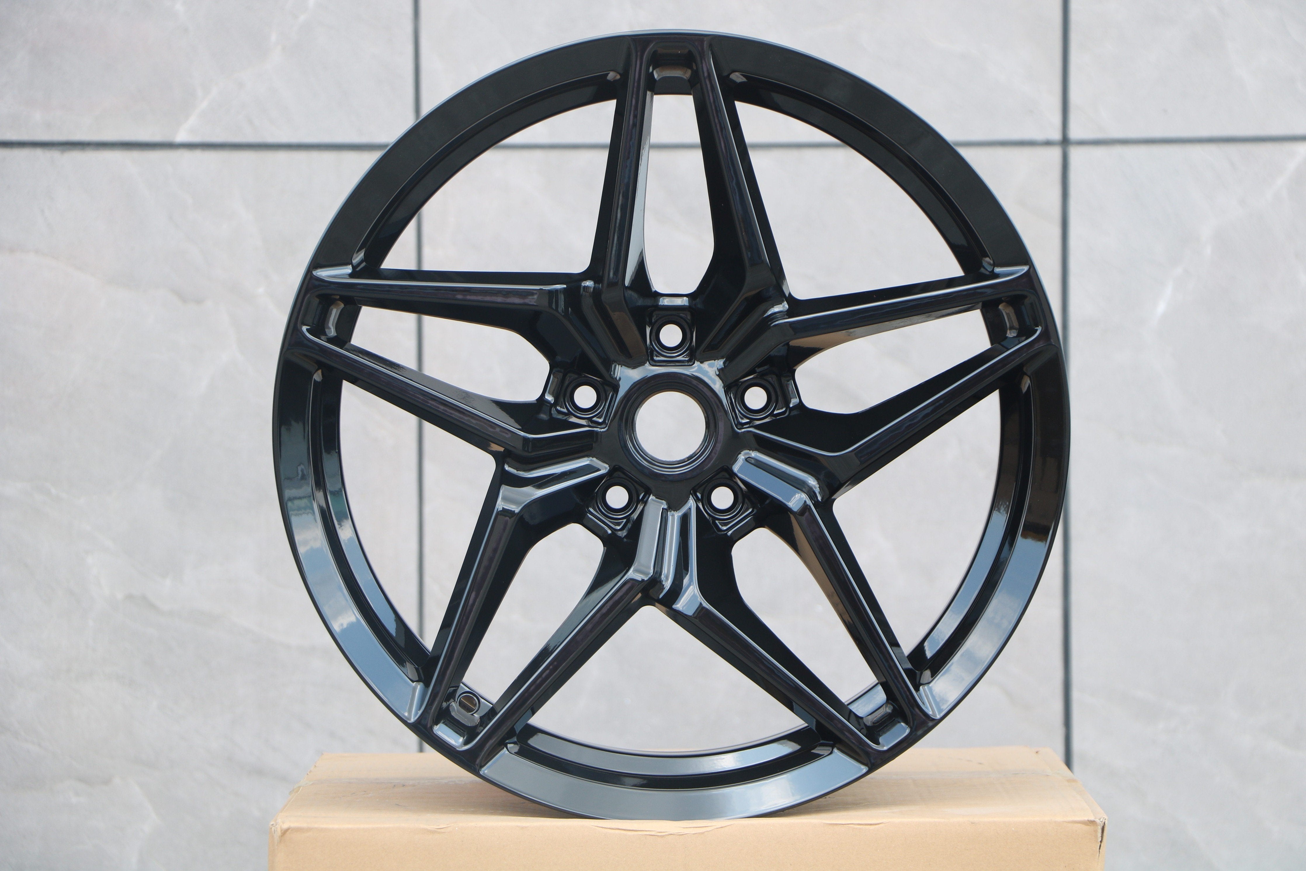 19/20 ZR1 Style Wheels for Chevy Corvette C6 & C7 - High Performance Alloy Rims - Perfect for Street Racing & Car Shows