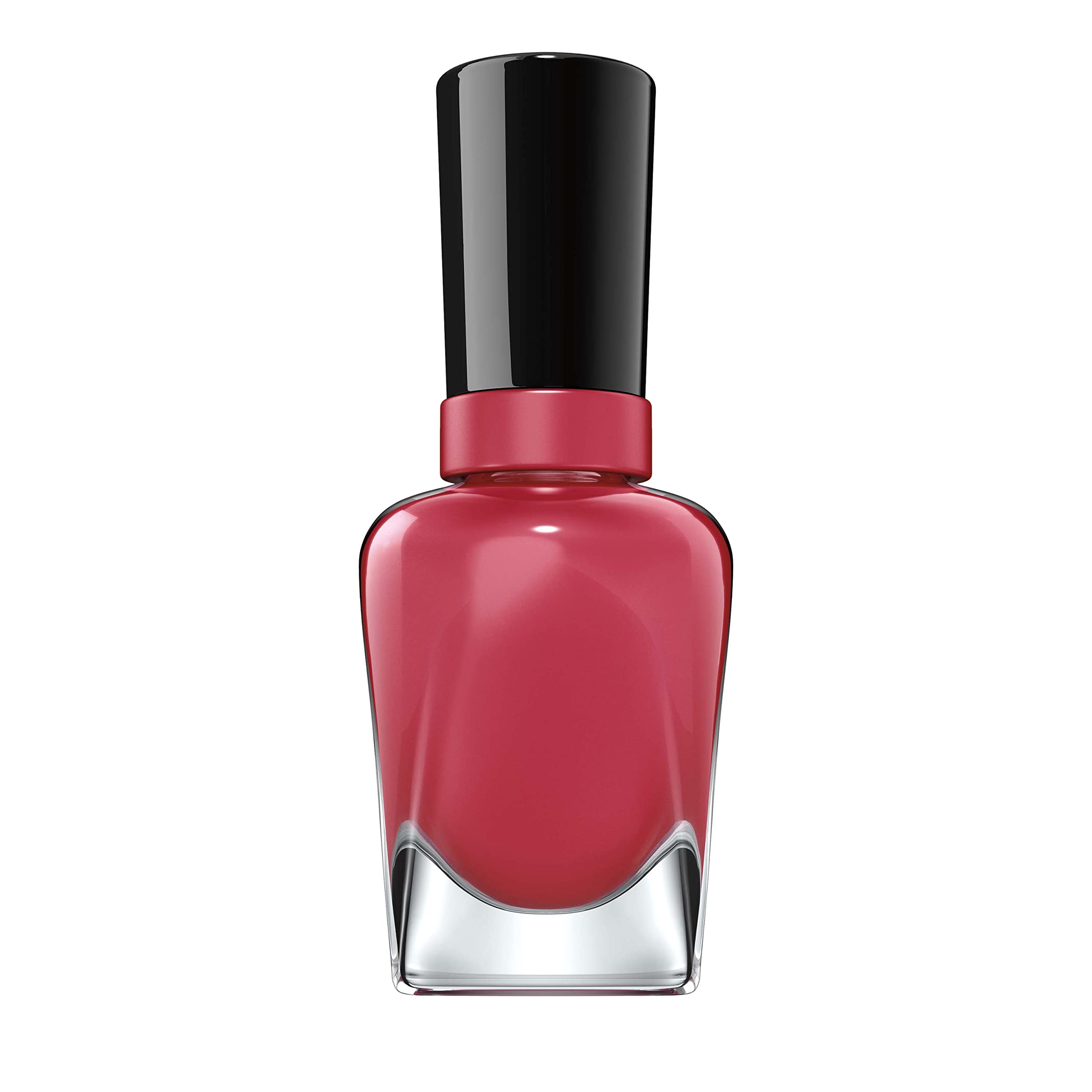 Sally Hansen Miracle Gel™ Nail Polish in Proper Prose Red - Long Lasting Gel-Like Formula, No UV Lamp Needed - Perfect for Manicures, Pedicures & At-Home Nail Care