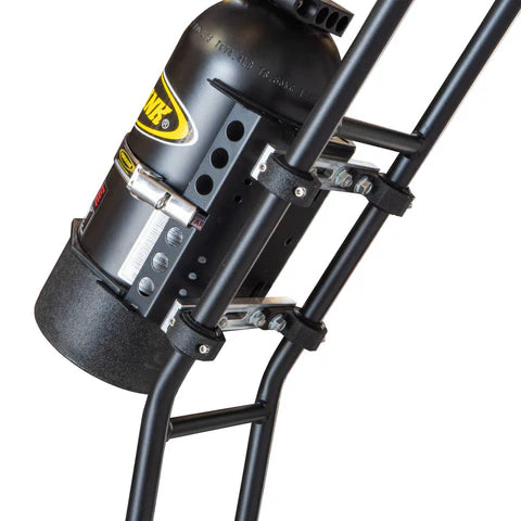 Heavy Duty Power Tank Ladder Cross Bar Mount for CO2 & Propane Tanks - Secure Off-Road Vehicle Accessory for Jeep, Truck & 4x4 Adventures