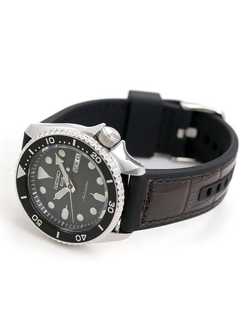 Seiko 5 Sports SBSA027 Automatic Mechanical Watch for Men - 2019 Japan Made JDM - Perfect for Business, Casual Wear & Watch Collectors