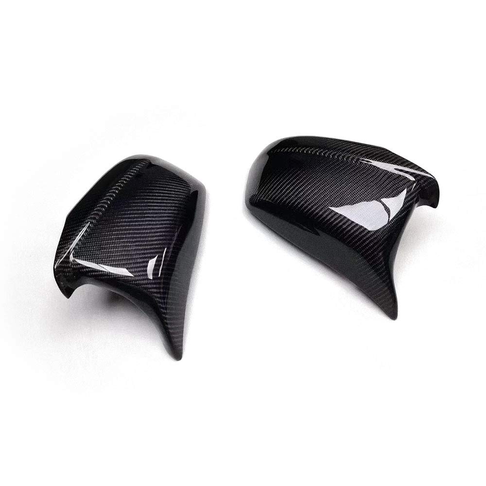 Carbon Fiber Mirror Cover Frame for BMW 5 Series F10 (2010-2013) & M5 F10 (2011) - Lightweight & Durable Exterior Upgrade - Perfect for Car Enthusiasts & Street Racing