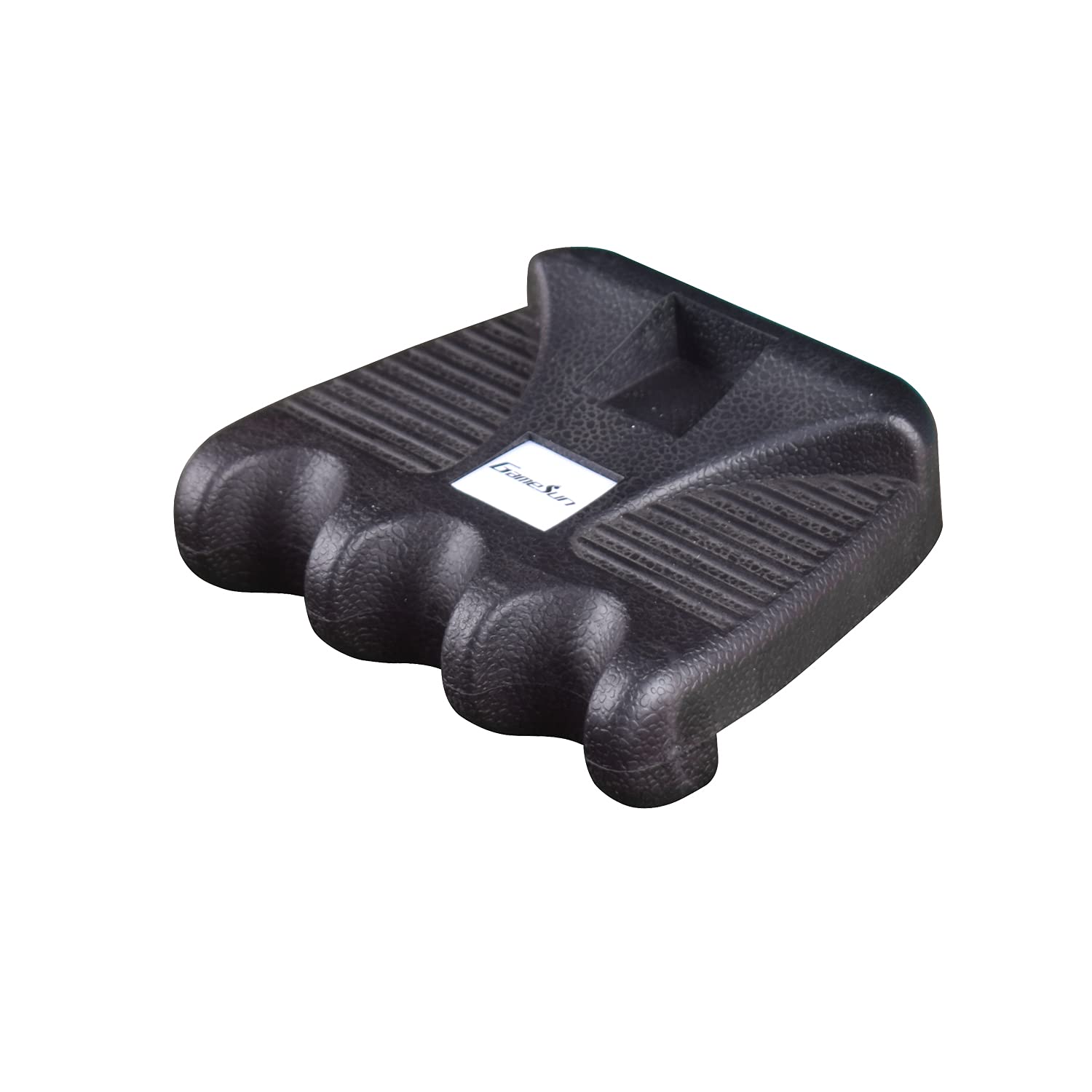 3 Hole Weighted Pool Cue Holder with 4 Chalk Pieces - Billiard Accessory for Home Game Rooms & Bars - Perfect for Organizing Cue Sticks & Accessories