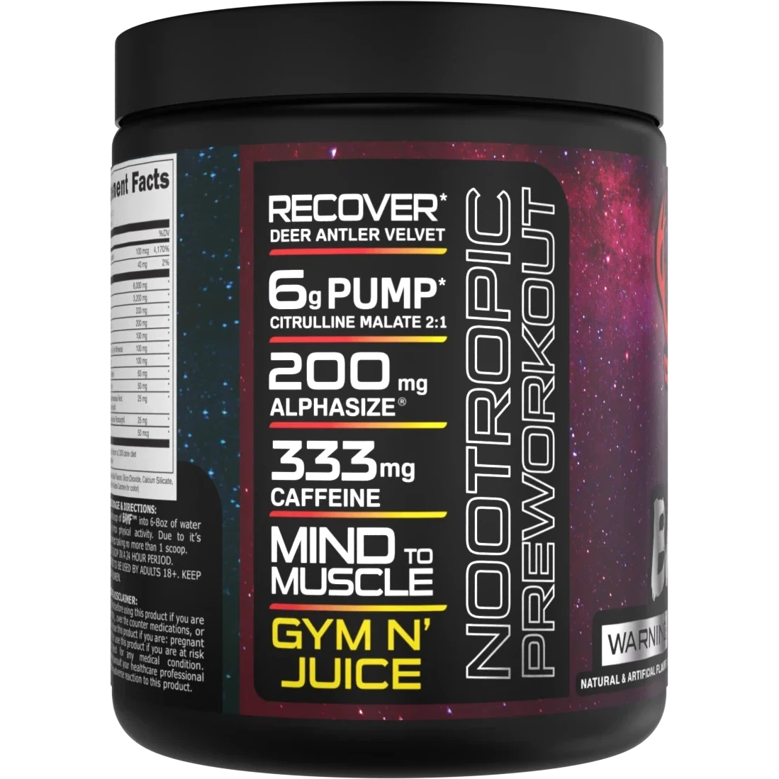 Bucked Up BAMF Pre-Workout Powder - Energy & Focus Booster for Intense Gym Sessions & Athletic Performance