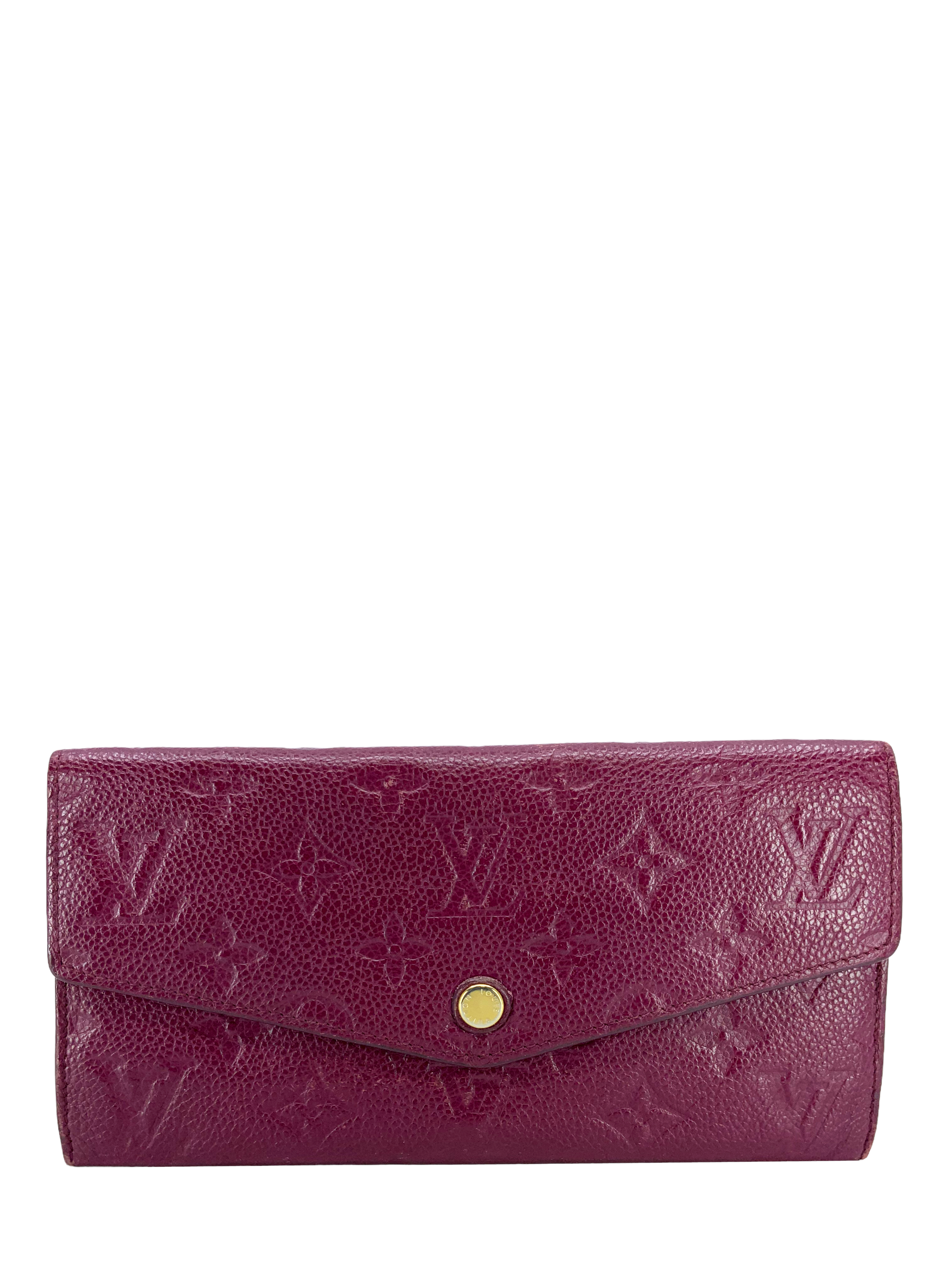 Louis Vuitton Monogram Empreinte Josephine Long Wallet for Women - Genuine Leather Luxury Bifold Wallet with Multiple Card Slots - Perfect for Everyday Use, Travel & Gift Giving