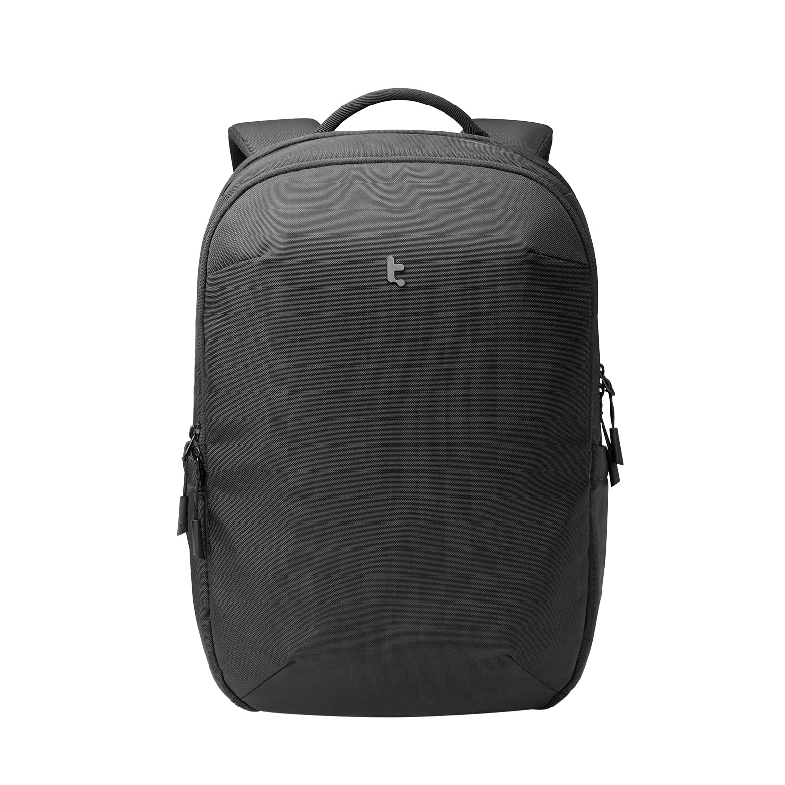 tomtoc Minimalist Laptop Backpack 20L - Water-Resistant Cordura Ballistic Nylon Daypack for 15.6 Inch Notebook, UrbanEX-T65 Black - Perfect for Daily Commute, Work & Travel