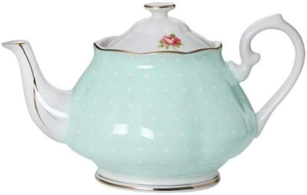 Premium JHSHENGSHI Ceramic Teapot & Coffee Pot Set - Bone China Porcelain with Floral Design for Afternoon Tea, Home Decor, and Gifting