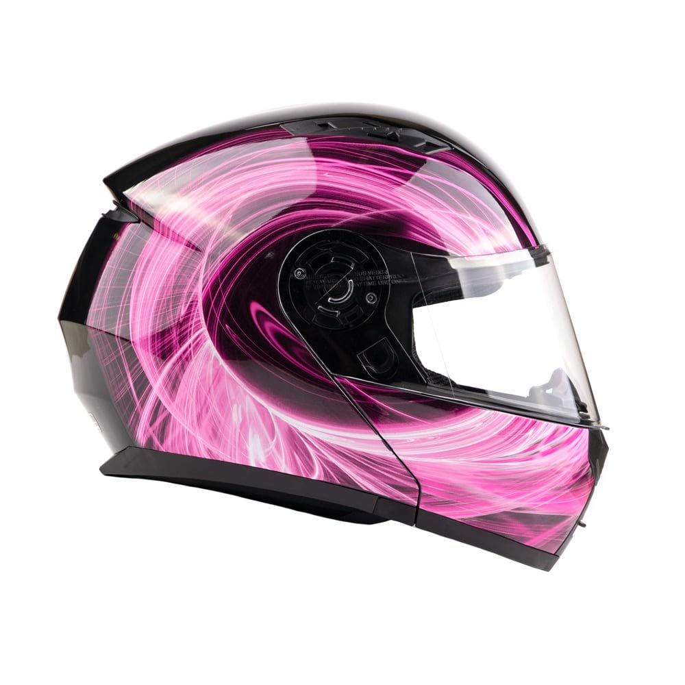 Typhoon TH158 DOT Approved Modular Motorcycle Helmet for Adults - Full Face Flip-Up Design with Retractable Sunglasses | Perfect for Commuting, Touring & Adventure Riding