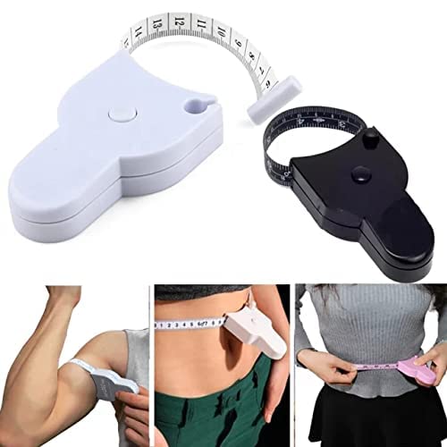 SXWLJT Retractable Body Measuring Tape - Automatic Telescopic Ruler with Ergonomic Design for Accurate Bust, Waist, Thigh & Body Fat Measurements - Perfect for Fitness Tracking, Weight Loss & Tailoring