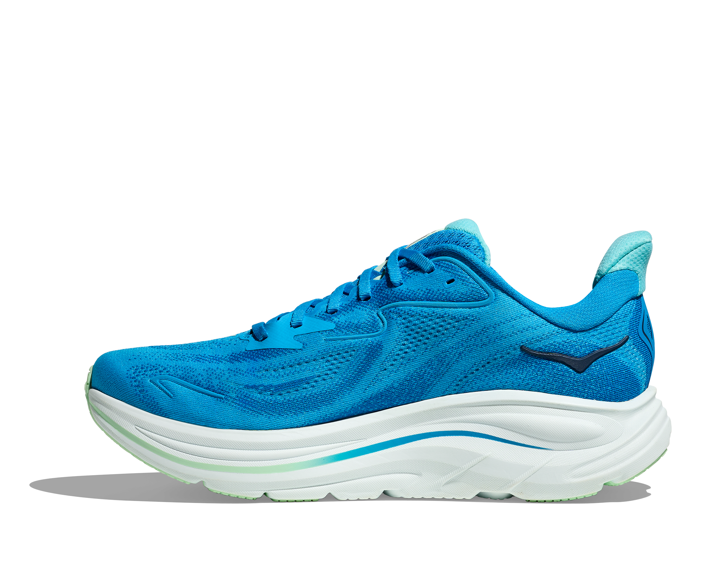 Hoka Clifton 10 Extra Wide Men's Running Shoes - Blue/Skyward Blue | Lightweight Cushioned Sneakers for Long-Distance Jogging & Walking | Perfect for Road Running, Gym Workouts & Daily Comfort