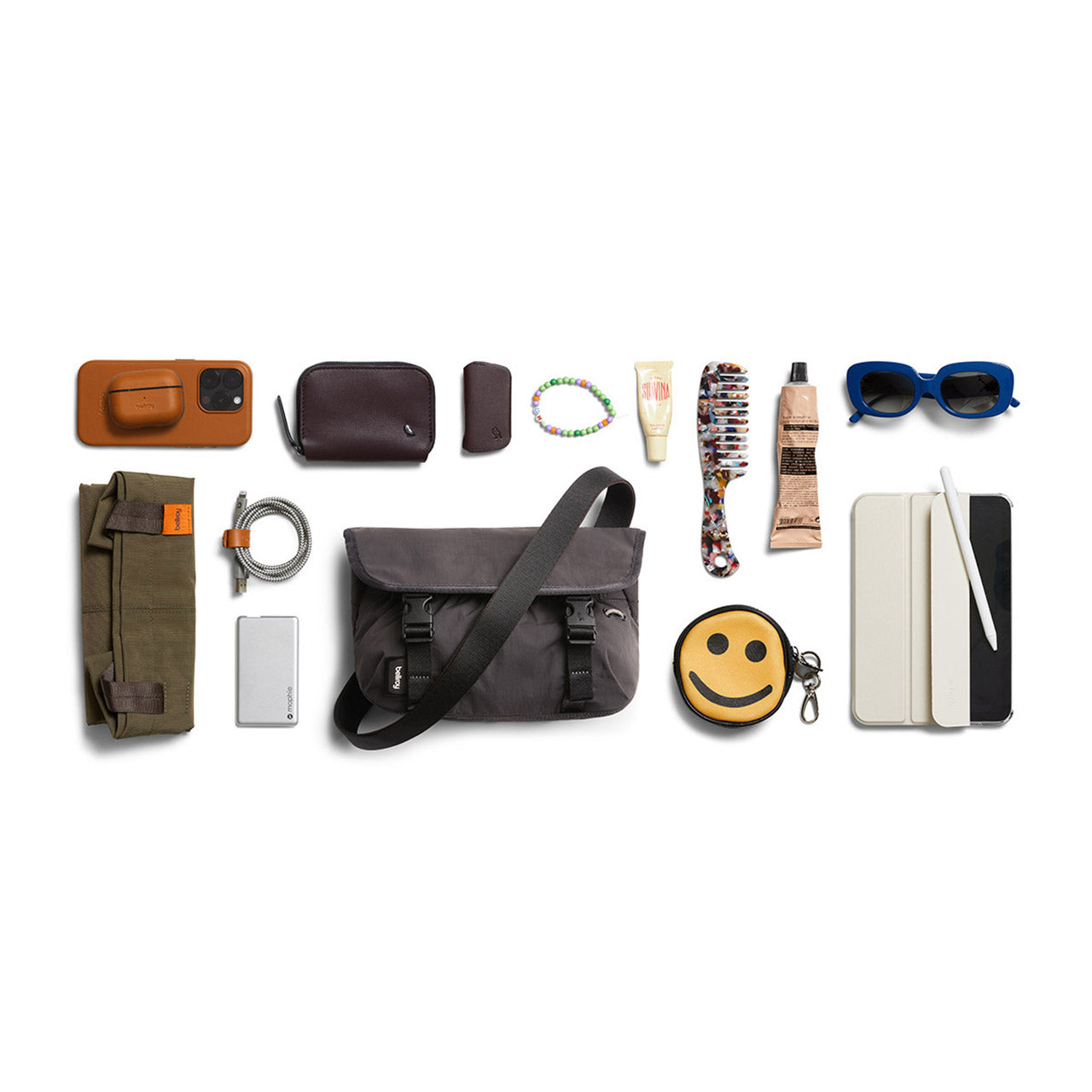 Cinch Mini Messenger Bag 6L - Lightweight Crossbody Bag for Men & Women - Perfect for Work, Travel & Everyday Use