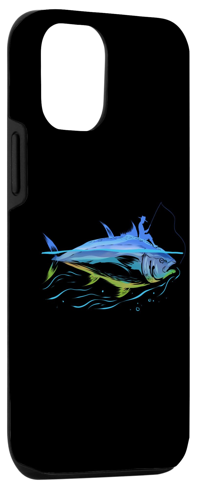 iPhone 12/12 Pro Waterproof Phone Case with Tuna Fish Design - Perfect Gift for Anglers, Fishermen & Fishing Enthusiasts | Great for Deep Sea Fishing, Boat Trips & Outdoor Adventures