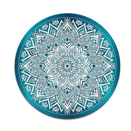 Teal & White Mandala