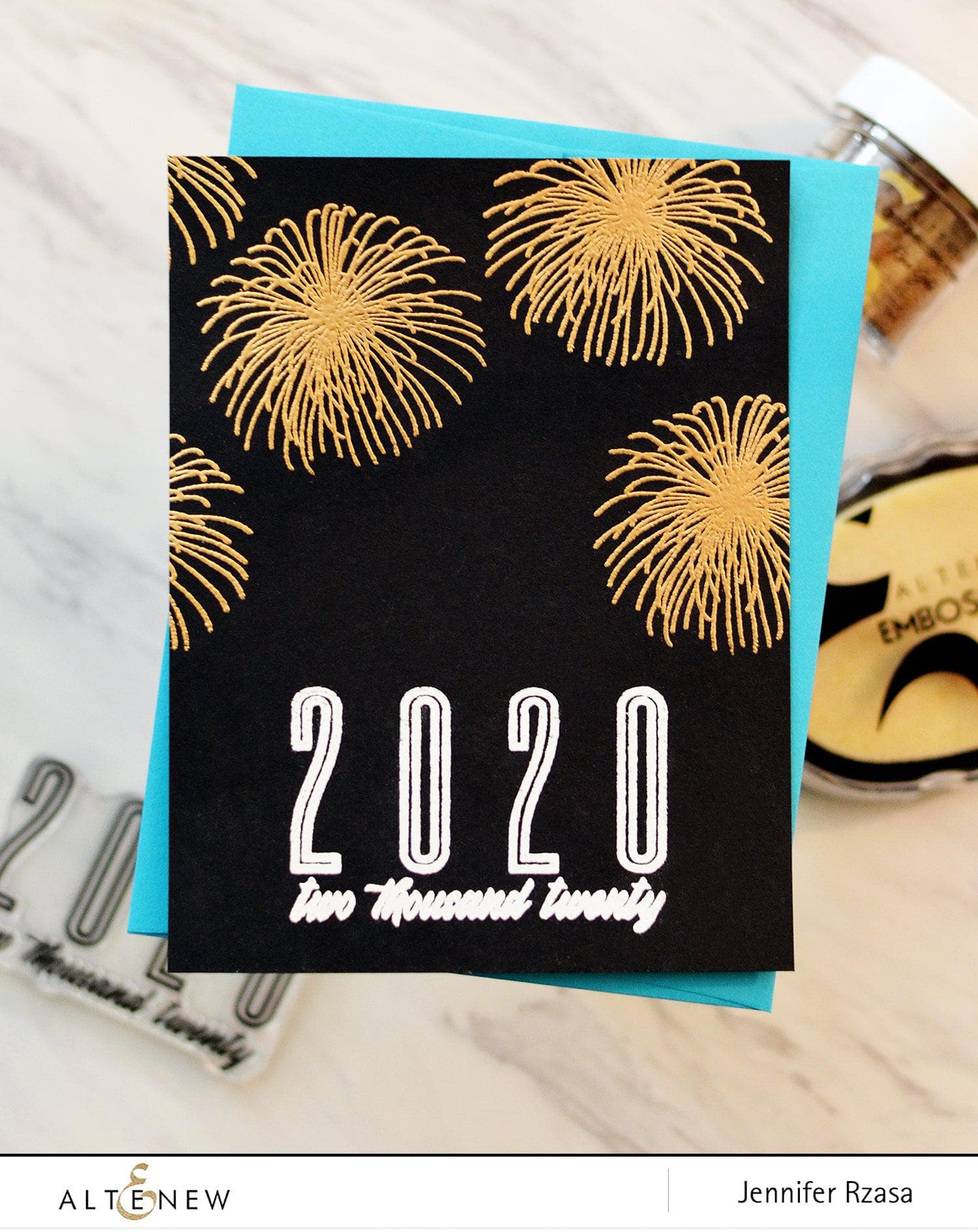 Premium Fireworks Stamp Set for Scrapbooking, Card Making & DIY Crafts - Perfect for 4th of July, New Year's Eve & Celebrations