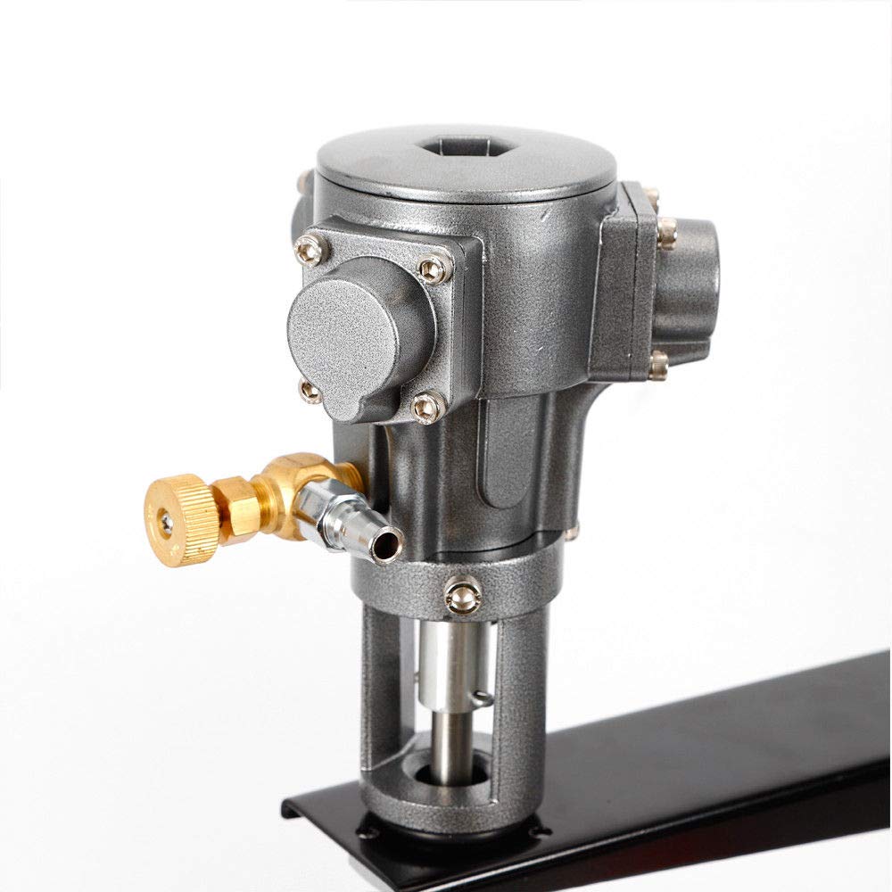 5 Gallon Pneumatic Paint Mixer - 1/4HP Stainless Steel Paint Mixing Machine with Stand - Professional Paint, Ink & Coating Mixing Tool for Industrial & Home Painting Projects