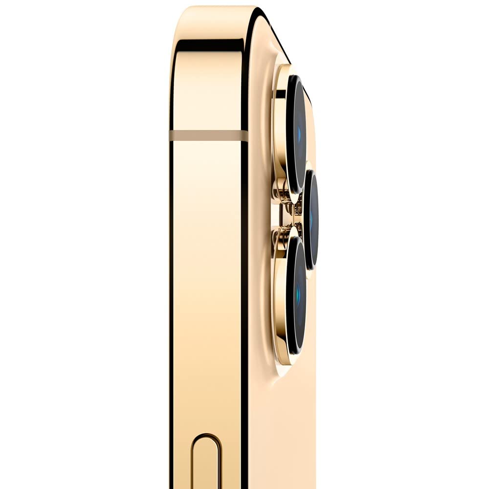 Apple iPhone 13 Pro 128GB Gold (Renewed) - Unlocked Smartphone for GSM Carriers | Premium Refurbished iPhone with Face ID & Triple Camera | Perfect for Business, Travel & Daily Use