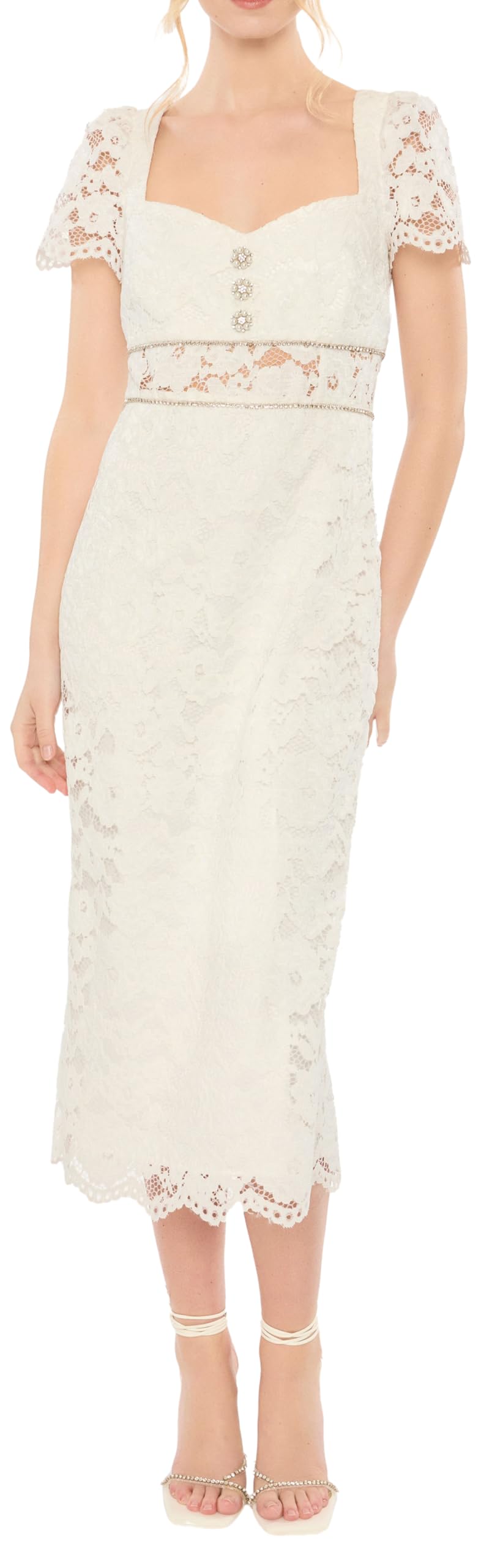 LIKELY Women's Stirling Dress - Elegant Flowy Midi Dress for Casual & Office Wear | Perfect for Summer, Parties & Special Occasions