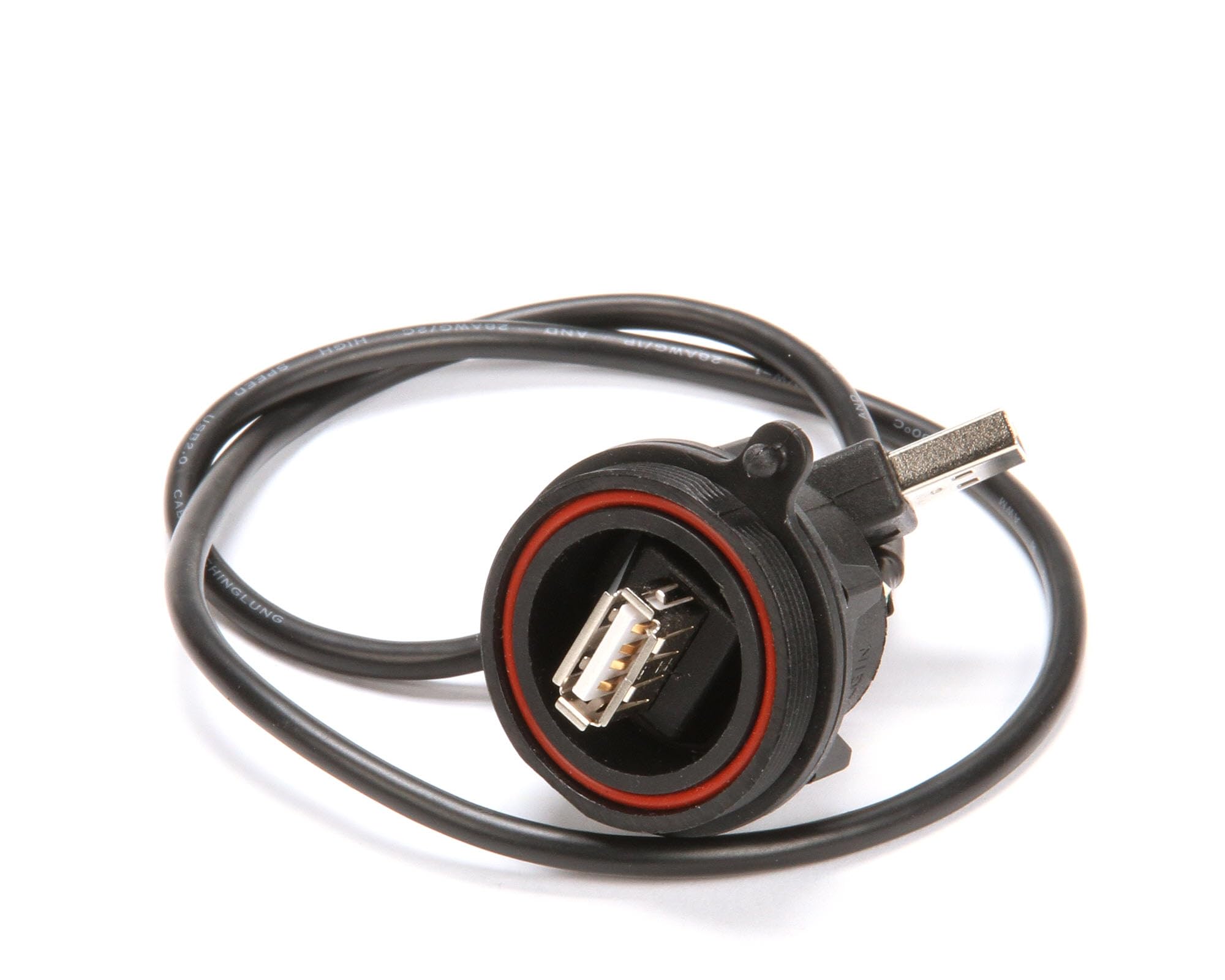 Garland 4532040 USB Cable Assembly with Lock Nut - High-Speed Charging & Data Sync for Computers, Printers & Mobile Devices