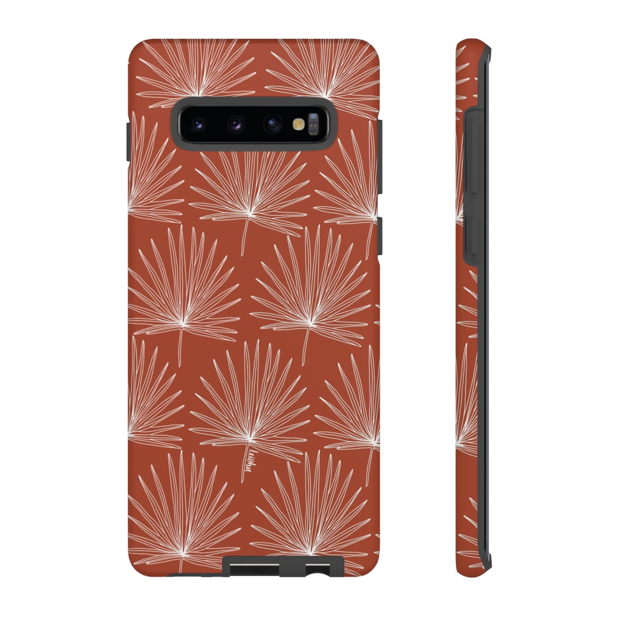 Samsung Galaxy Phone Case with Fan Palm Design - Durable Protective Cover for Everyday Use, Travel & Outdoor Activities