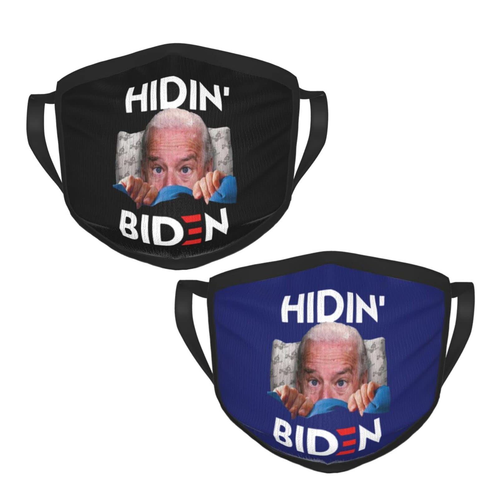 Reusable Breathable Washable Face Mask - 2 Pack Black - Comfortable & Adjustable for Daily Use, Outdoor Activities, and Travel Protection