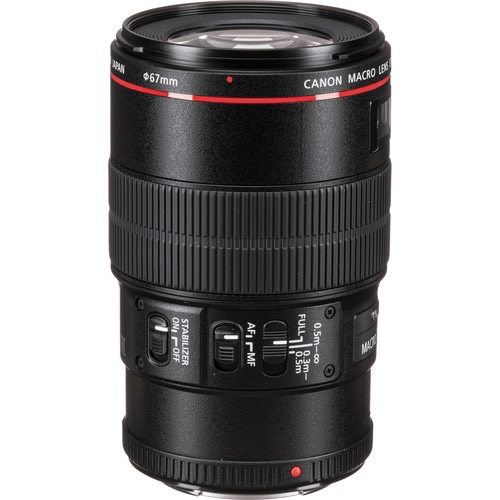 Canon EF 100mm f/2.8L Macro IS USM Lens - Professional Macro Photography Lens with Image Stabilization for DSLR Cameras - Perfect for Product Photography, Nature Close-Ups & Portraits