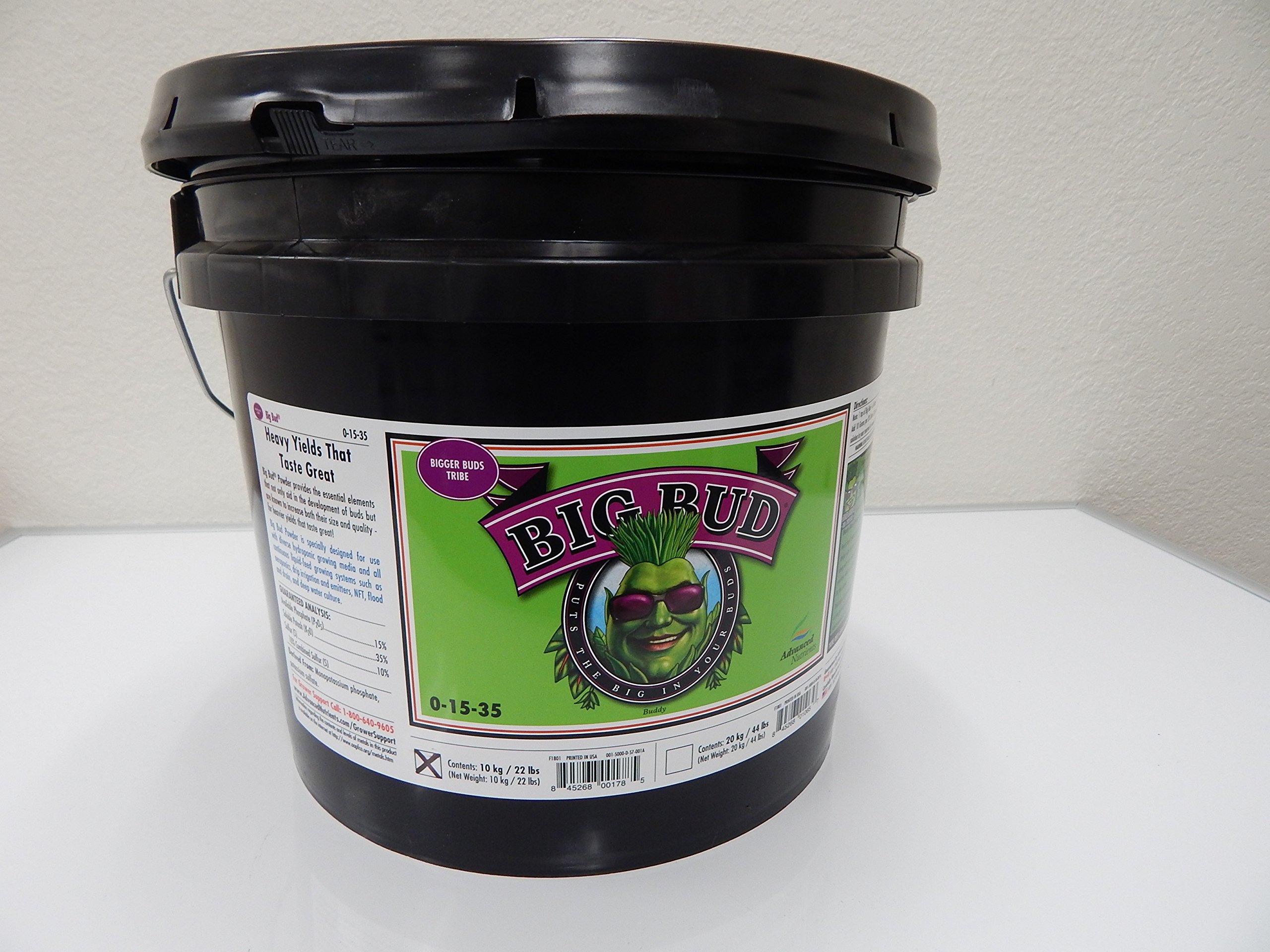 Advanced Nutrients Big Bud Powder 10kg - Premium Bloom Booster for Hydroponics & Soil Plants | Ideal for Flowering Stage in Indoor & Outdoor Gardens