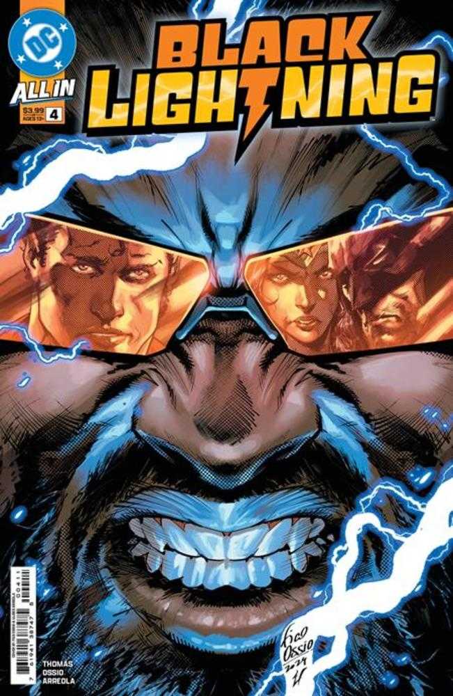 Black Lightning #4 Cover A Fico Ossio - DC Comics Superhero Graphic Novel - Perfect for Collectors & Comic Book Fans - Great Gift for Superhero Enthusiasts & Holiday Presents