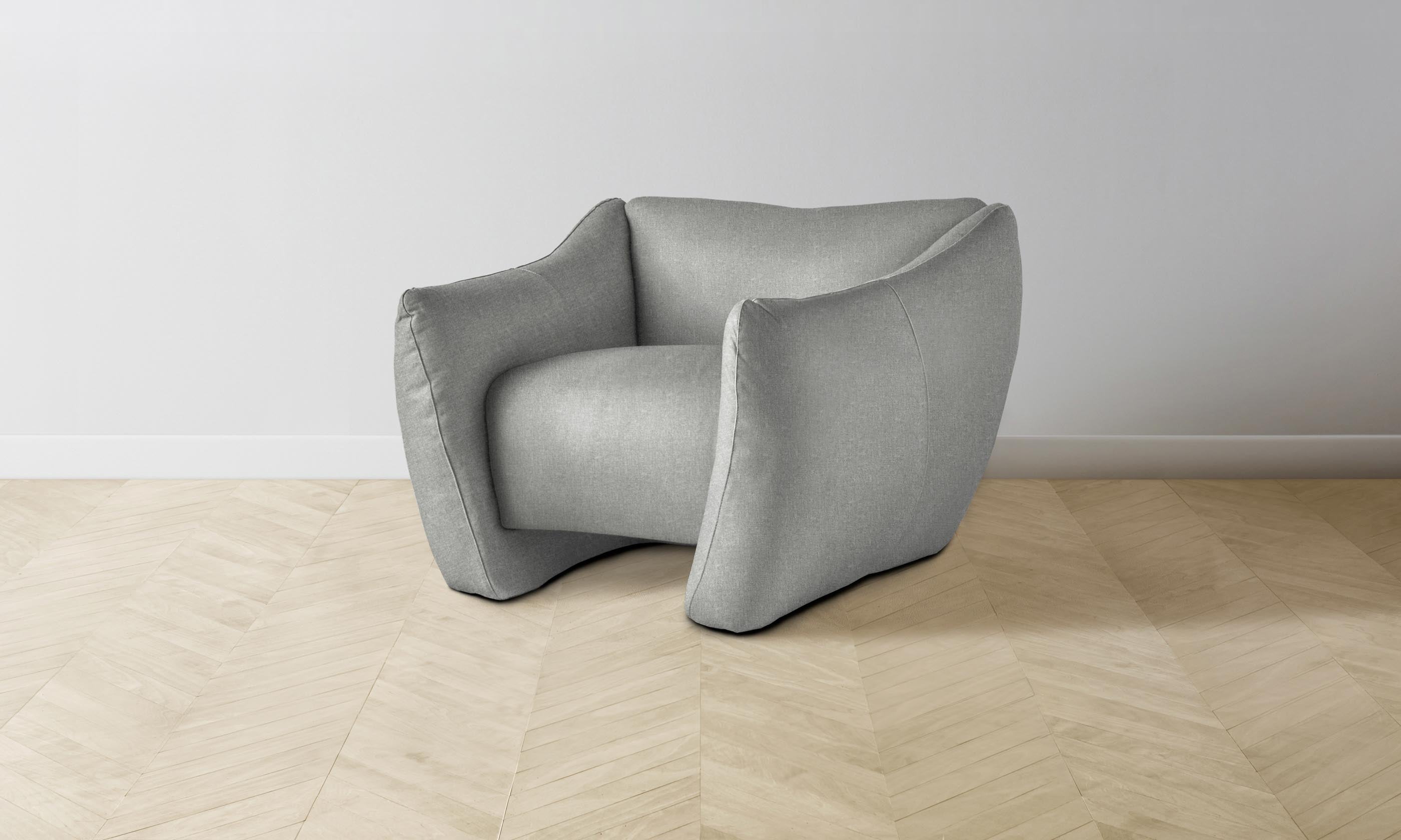 Premium Merino Wool Bond Chair - Heather Grey | Comfortable & Stylish Seating for Home, Office & Lounge