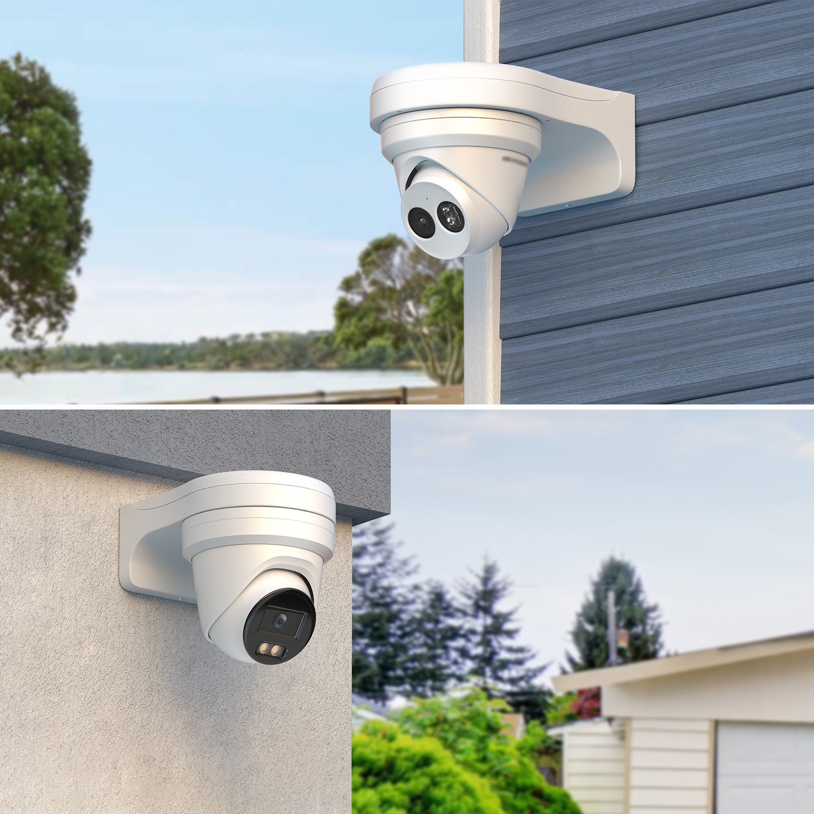 2CD2347G2H-LIU 4MP ColorVu Hybrid Turret Security Camera - Outdoor/Indoor Surveillance, Night Vision, Motion Detection for Home & Business Security