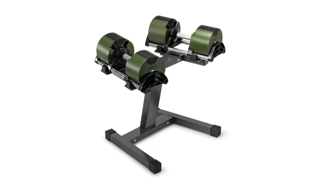 NÜOBELL 80lb Adjustable Dumbbell Set - Premium Home Gym Equipment for Strength Training & Weightlifting - Perfect for Home Workouts, CrossFit, and Fitness Enthusiasts